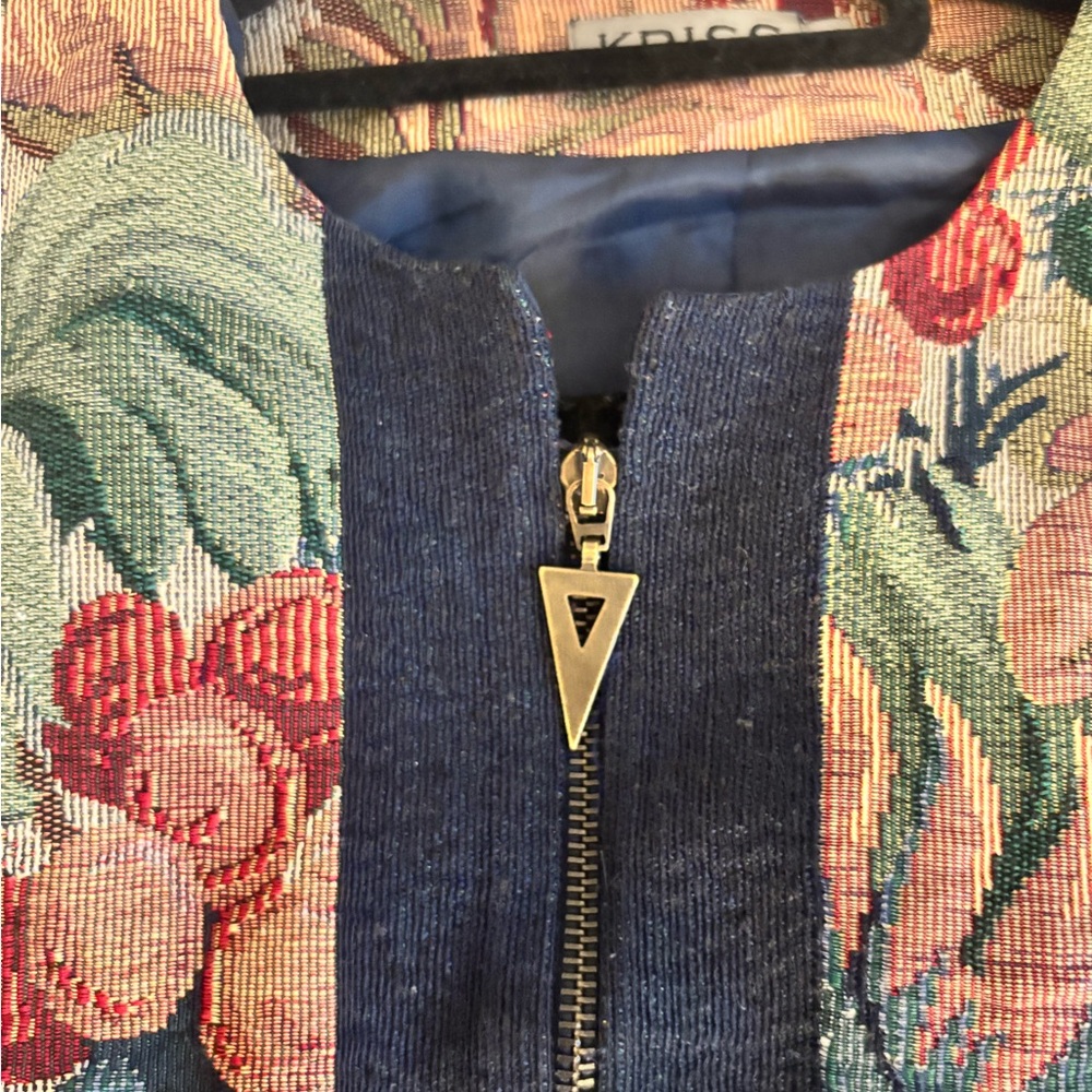 Floral Tapestry Bomber Jacket - Picture 2 of 5